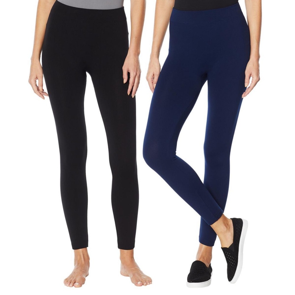 Rhonda Shear 2-pack Fleece-Lined NWT Legging Plus size‎ P3X